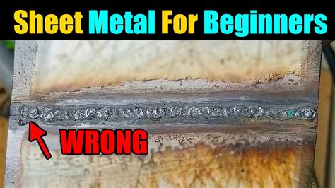 how to weld sheet metal with flux core wire|flux core wire welding basics.